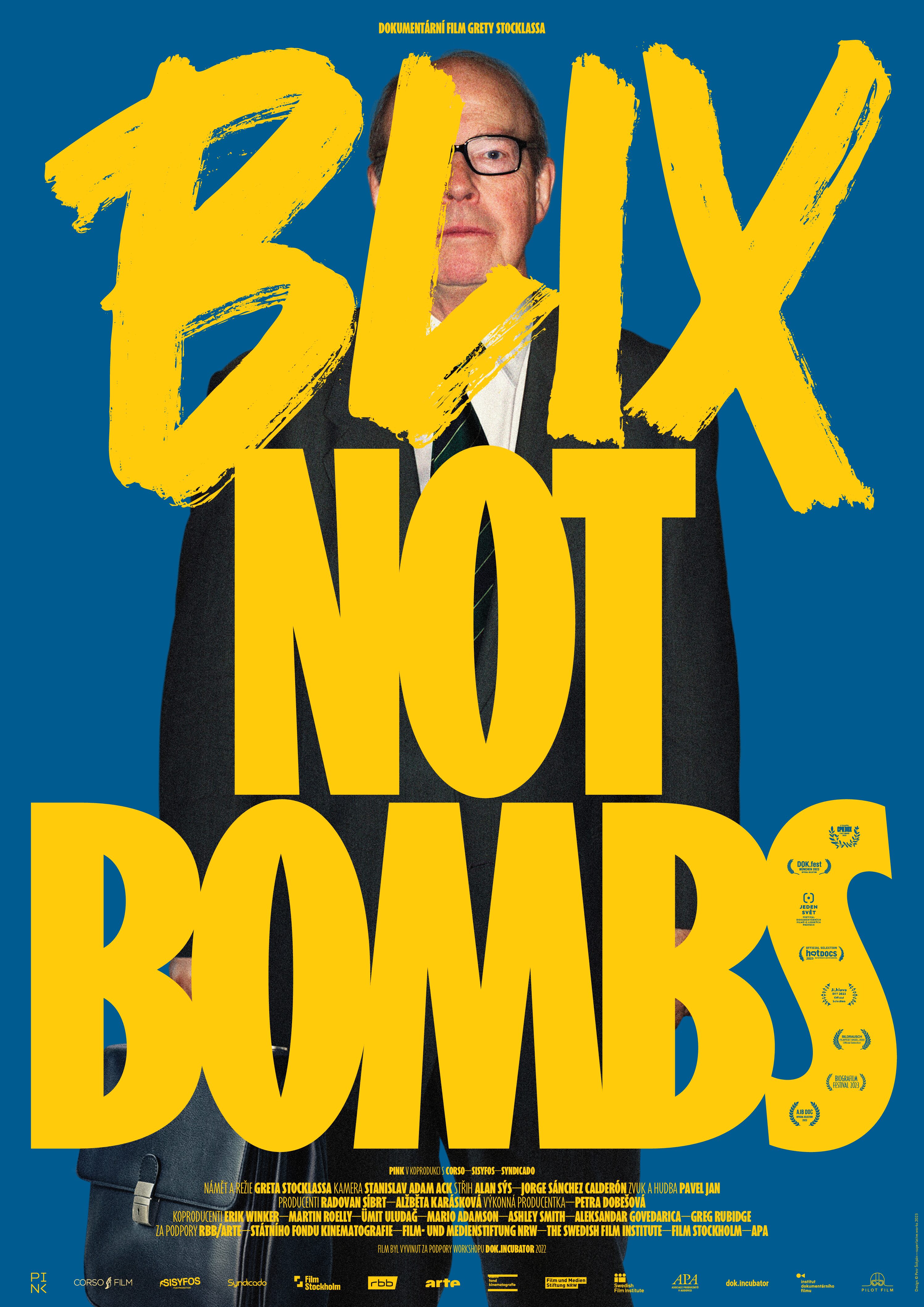 BLIX NOT BOMBS + debata s režisérkou Gretou Stocklassa