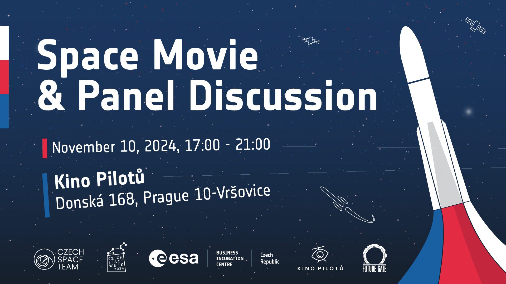 Gravitace + panelová diskuze (Czech Space Week)